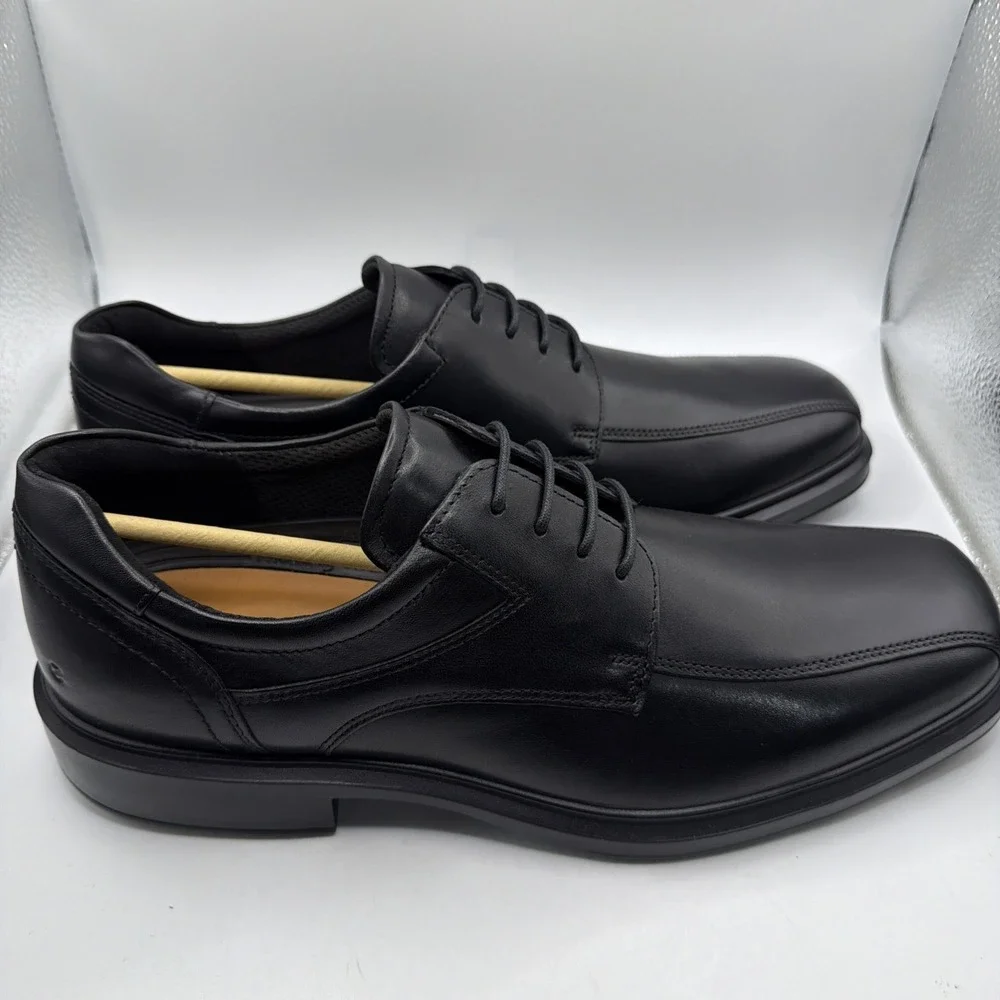 ECCO 500174 01001 Helsinki 2 Men's Black Oxford Shoes. EU 44, US 10-10.5